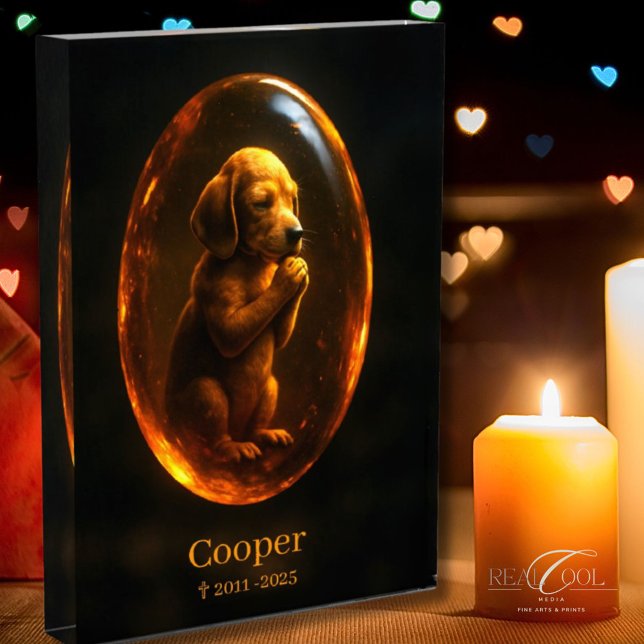 Dog Memorial Photo Block - Hound Dog (Creator Uploaded)