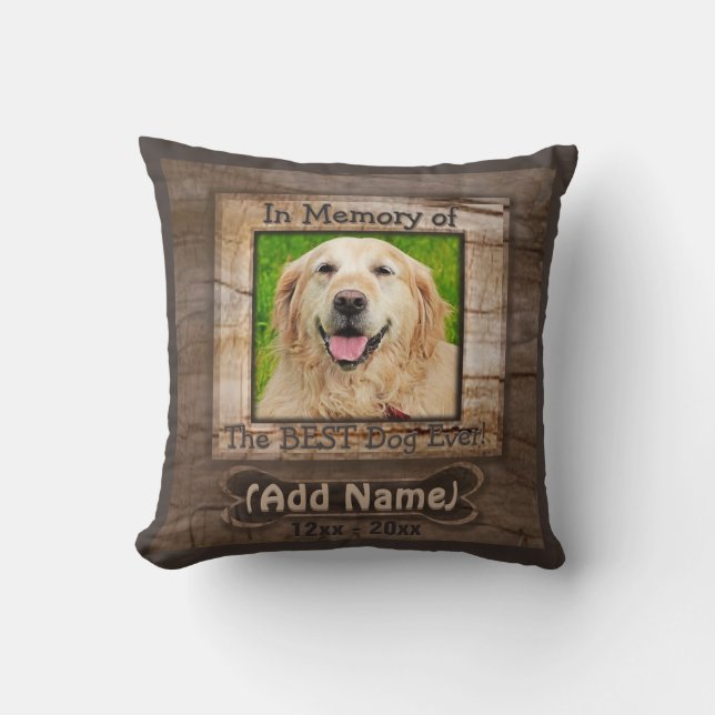Dog Memorial Pillow (Front)
