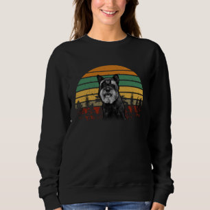 Dog Mini Schnauzer Womens Miniature Schnauzer Sweatshirt