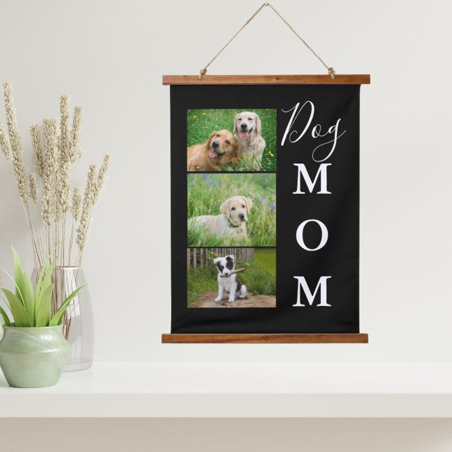 Dog Mom 3 Photo  Hanging Tapestry (Creator Uploaded)