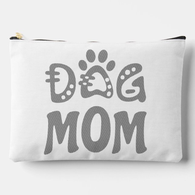 Dog Mom Accessory Pouch (Front)