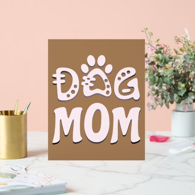 Dog Mom Acrylic Sign (Wedding)