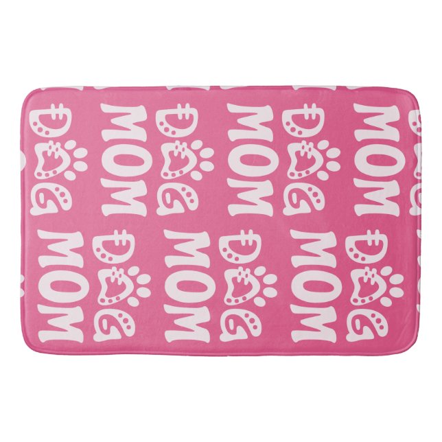 Dog Mom Bath Mat (Front)