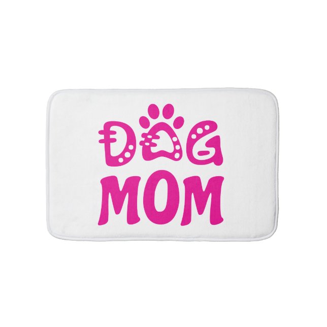Dog Mom Bath Mat (Front)