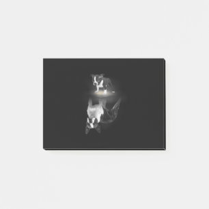 Dog Mom BostonTerrier Dog Lover Gift Mother Father Post-it Notes