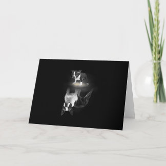 Dog Mom BostonTerrier Dog Lover Gift Mother Father Thank You Card