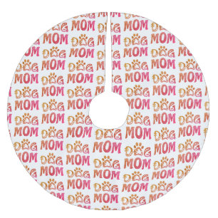 Dog Mom Brushed Polyester Tree Skirt