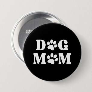 Dog mom  button