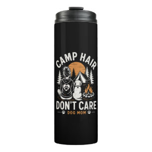 Dog Mom Camping Outdoor Campfire Thermal Tumbler