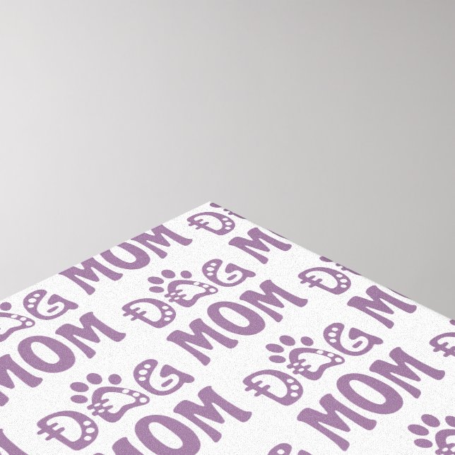 Dog Mom Canvas Print (Corner(Top))