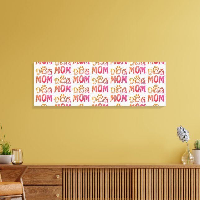 Dog Mom Canvas Print (Insitu(LivingRoom))