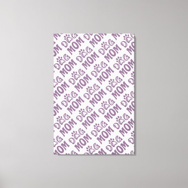 Dog Mom Canvas Print (Front)