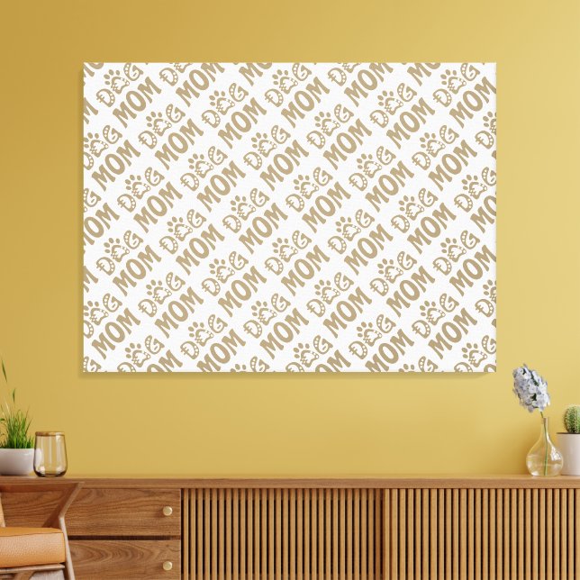 Dog Mom Canvas Print (Insitu(LivingRoom))