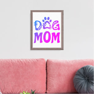 Dog Mom Canvas Print