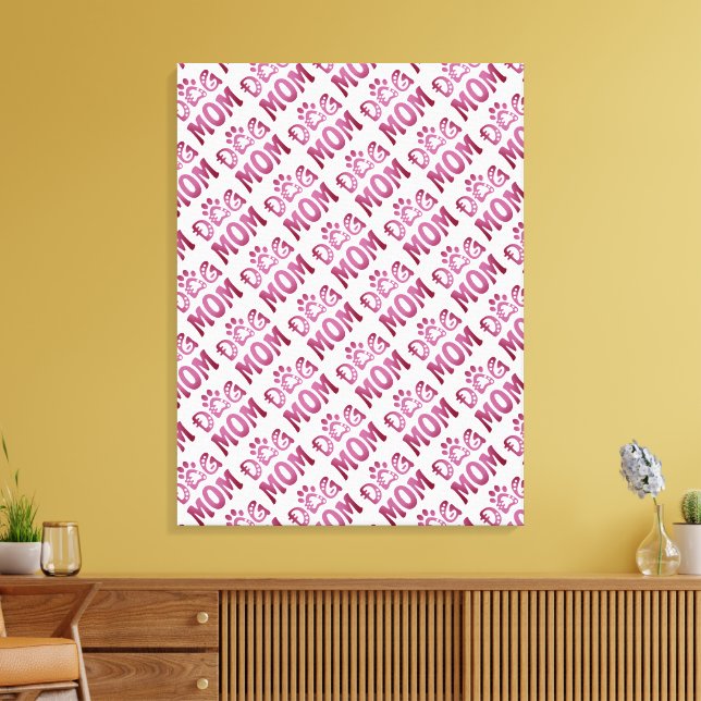 Dog Mom Canvas Print (Insitu(LivingRoom))