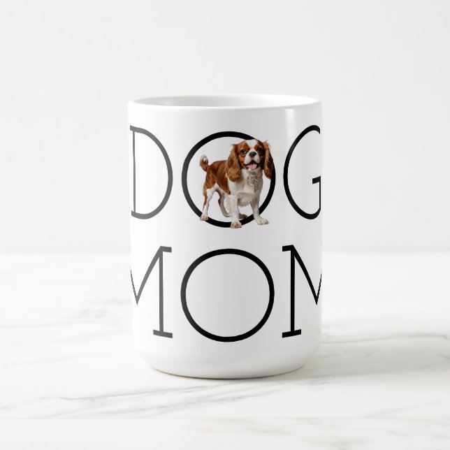 Dog Mom Cavalier King Charles Spaniel Coffee Mug (Center)