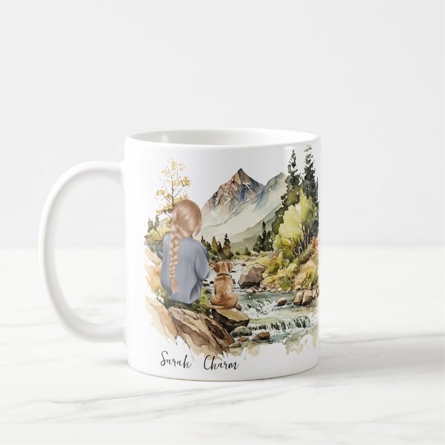 Dog Mom  Coffee Mug (Left)