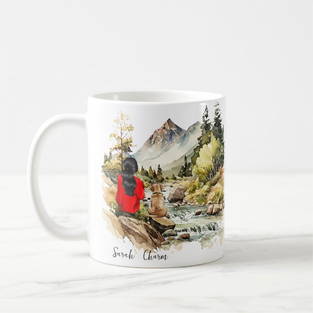 Dog Mom  Coffee Mug (Left)