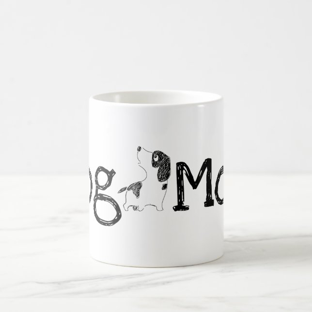 Dog Mom Coffee Mug (Center)