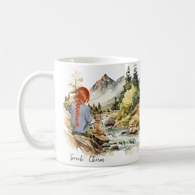 Dog Mom  Coffee Mug (Left)