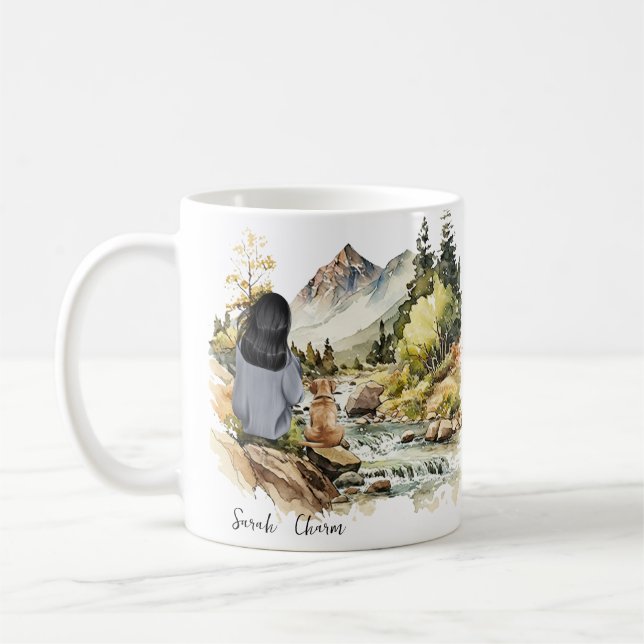 Dog Mom  Coffee Mug (Left)
