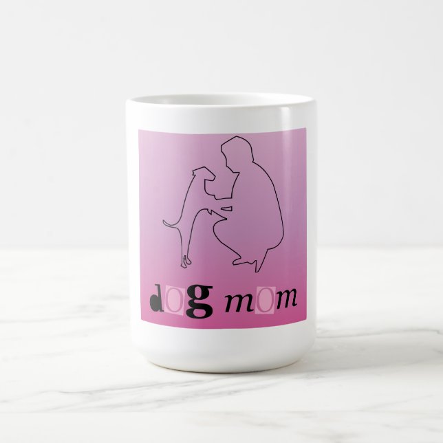 dog mom coffee mug (Center)