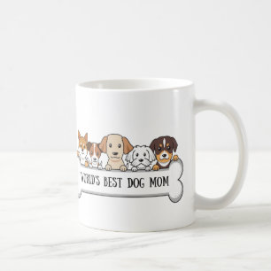 Dog Mom Coffee Mug, DogMom coffeecup, gifts, Mug
