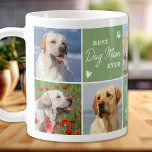 DOG MOM Custom 7 Photo Collage Mother's Day  Coffee Mug<br><div class="desc">Introducing our modern and stylish Dog Mom mug, the perfect gift for any dog lover! This chic mug features a modern custom photo collage and the personalized message to show off your love for your furry friend. As a dog mom there's nothing better than snuggling up with your puppy and...</div>