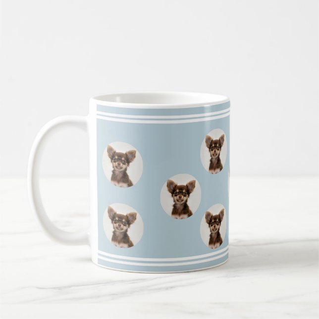Dog Mom Custom Photo Mug (Left)