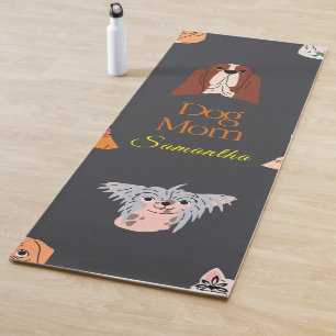 Dog-Mom Customizable Yoga Mat