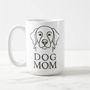 Dog Mom Cute Golden Retriever Coffee Mug