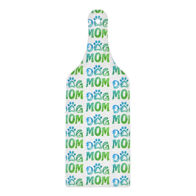 Dog Mom Cutting Board (Front)