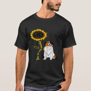dog Mom Dad Cute Sunflower T-Shirt