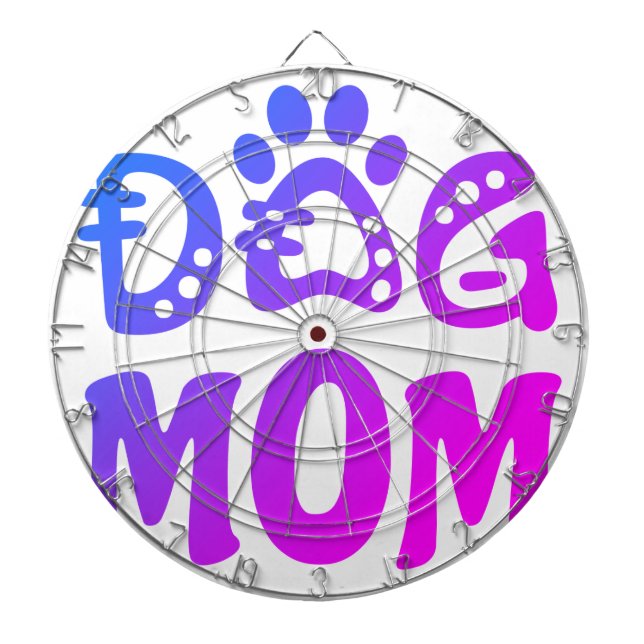 Dog Mom Dartboard (Front)