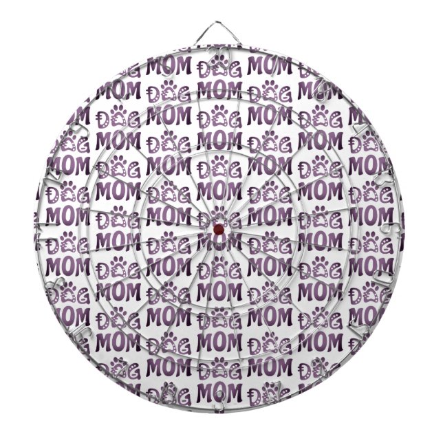 Dog Mom Dartboard (Front)