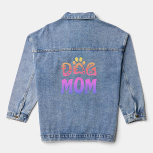 Dog Mom Denim Jacket