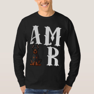 Dog Mom Dog Dad Doberman Pinscher Dog Love R T-Shirt