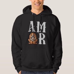 Dog Mom Dog Dad Pomeranian Dog Love R Hoodie