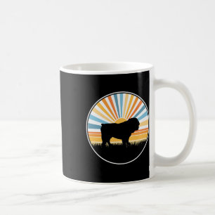 - Dog Mom Dog Dad Retro Sunset Pet Coffee Mug
