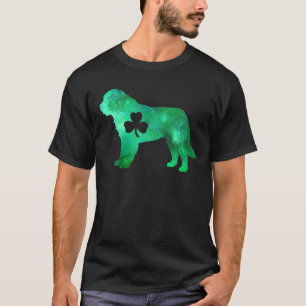 Dog Mom Dog Lover St Patrick's Day Saint Bernard M T-Shirt