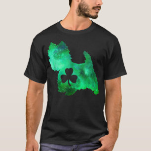 Dog Mom Dog Lover St Patrick's Day Westie Mom Mens T-Shirt