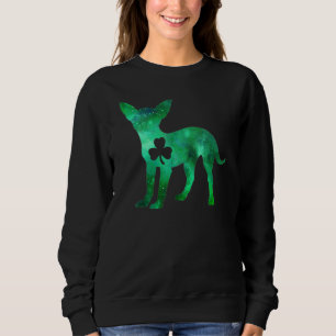 Dog Mom Dog St Patrick's Day Chihuahua Mom Mens W Sweatshirt