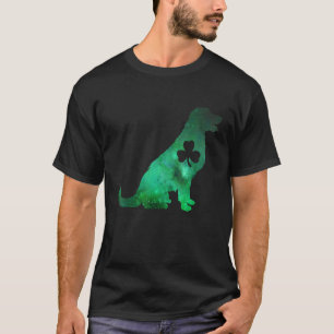 Dog Mom Dog St Patrick's Day Golden Retriever Mom T-Shirt