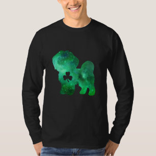 Dog Mom Dog  St Patrick's Day Shih Poo Mom Mens Wo T-Shirt