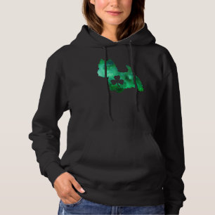 Dog Mom Dog  St Patrick's Day Westie Mom Mens Wome Hoodie