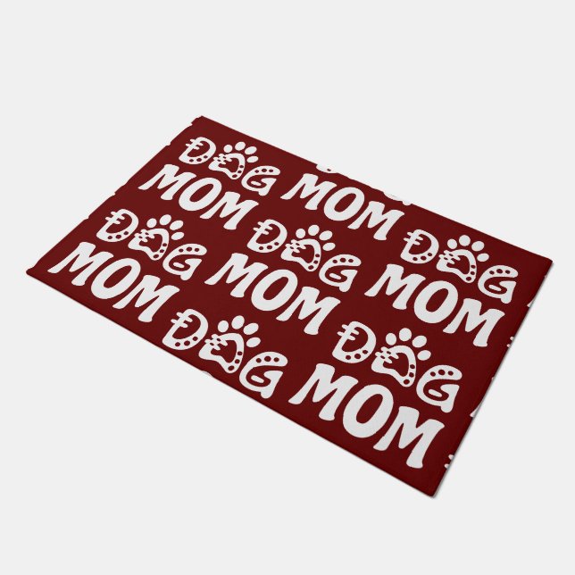 Dog Mom Doormat (Angled)