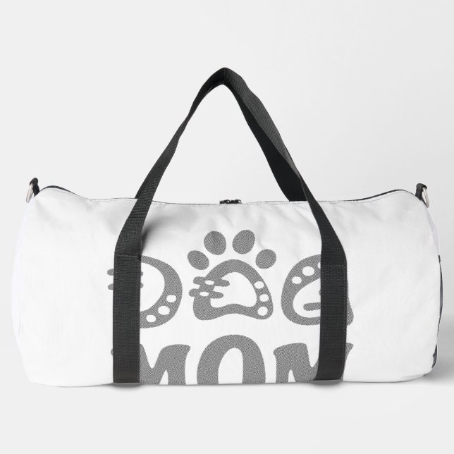 Dog Mom Duffle Bag (Front)