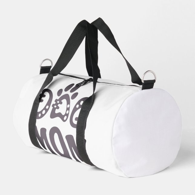 Dog Mom Duffle Bag (Left Corner)