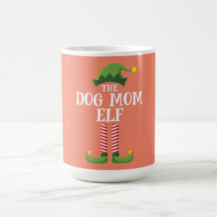 Dog Mom Elf Matching Family Group Christmas Party Coffee Mug