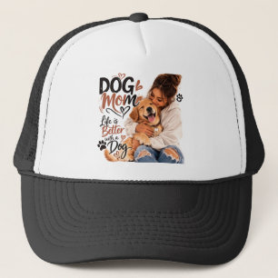 Dog Mom Embroidered Cap – Casual Everyday Hat